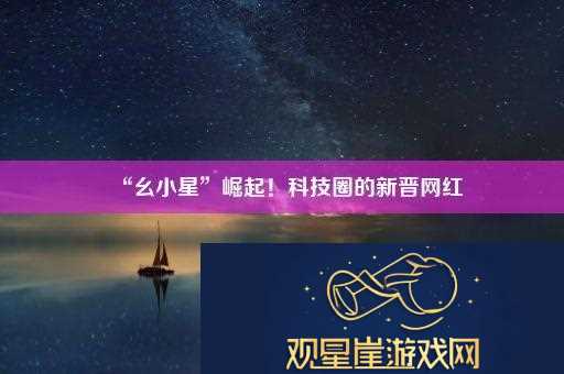 “幺小星”崛起！科技圈的新晋网红