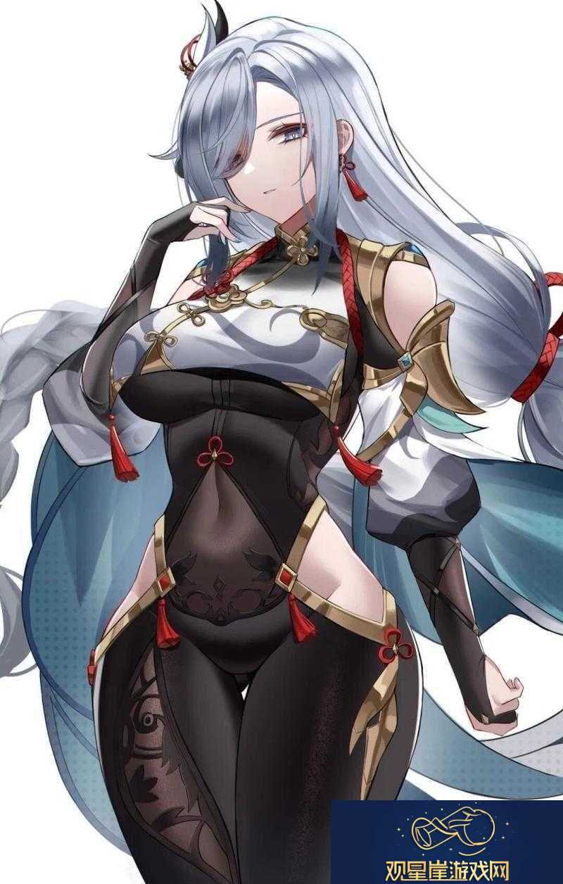 原神申鹤不遮副乳