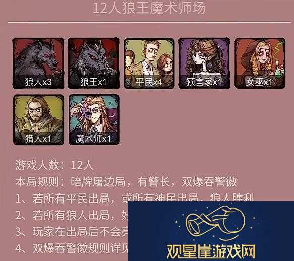 狼人杀中的狼王魔术师怎么玩