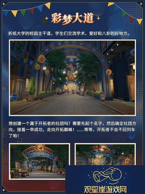 崩坏星穹铁道匹诺康尼折纸大学地图有哪些
