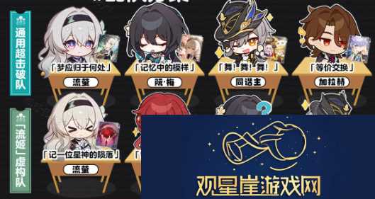 崩坏星穹铁道流萤队伍怎么搭配流萤队伍搭配推荐