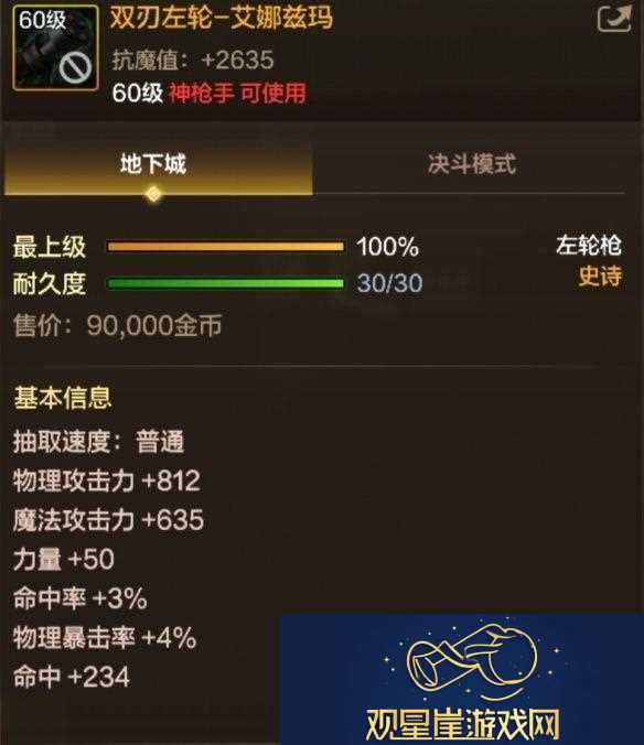 DNF手游双刃左轮艾娜兹玛图鉴